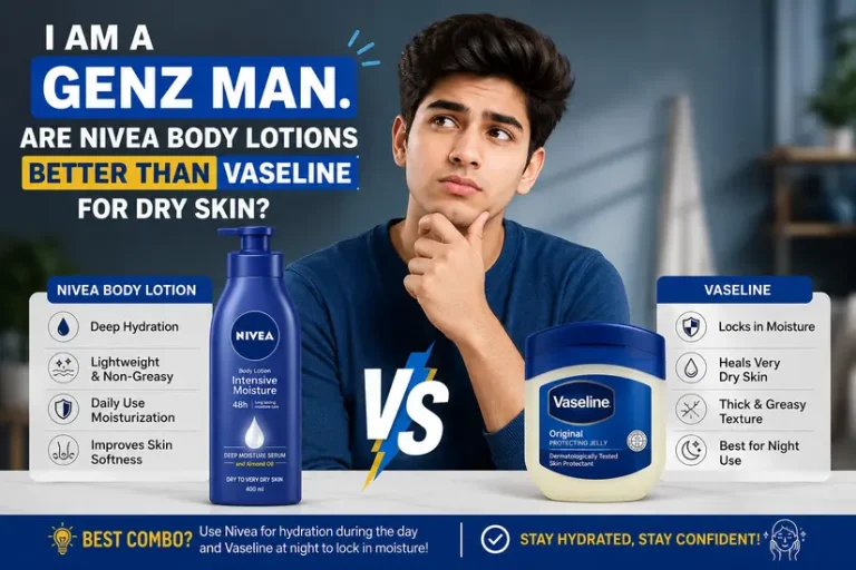 i am a genz man. are nivea body lotions better than vaseline for dry skin?