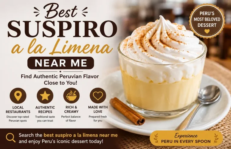 Best Suspiro a La Limena Near Me: Peru’s Famous Dessert best suspiro a la limena near me